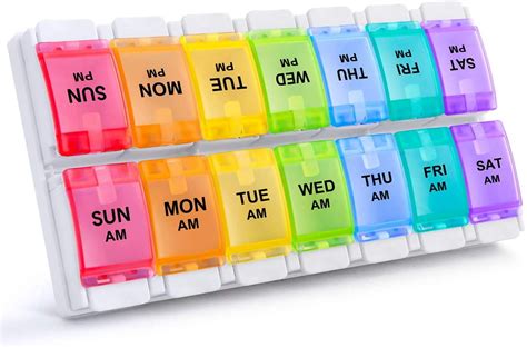 how to distribute pills in a bill box easily|weekly pill organizer.